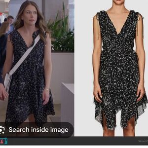 Derek Lam 10 Crosby Ruffle Floral Silk Dress Size 8 ASO Liza in Younger